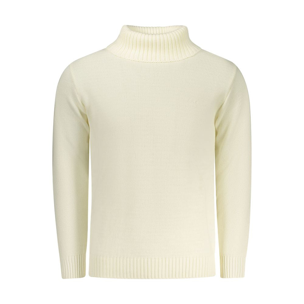 Rifle White Wool Turtleneck