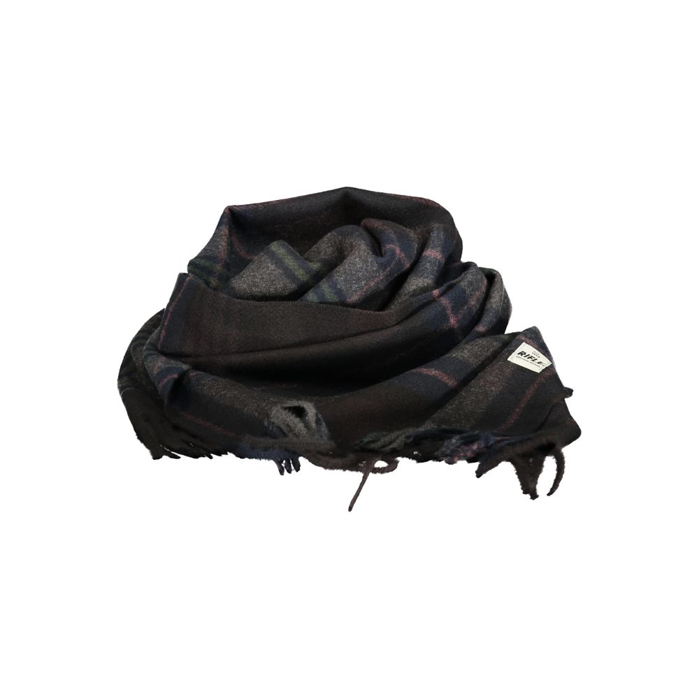 Rifle Black Polyester Men Scarf