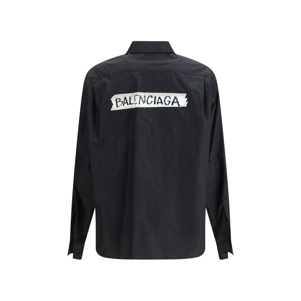 Balenciaga Black Cotton Shirt
