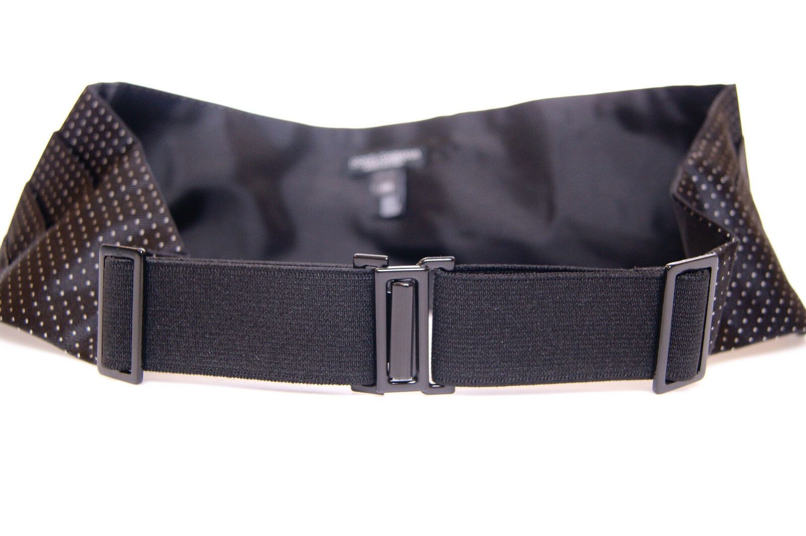 Dolce & Gabbana Black Waist Smoking Tuxedo Cummerbund Belt