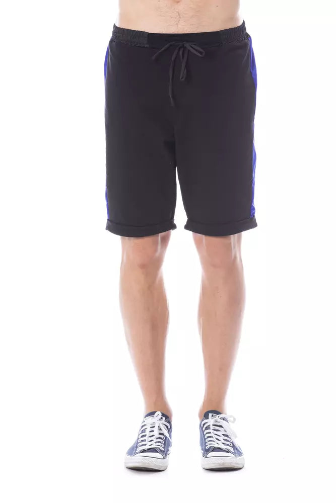 Verri Black Cotton Men Short