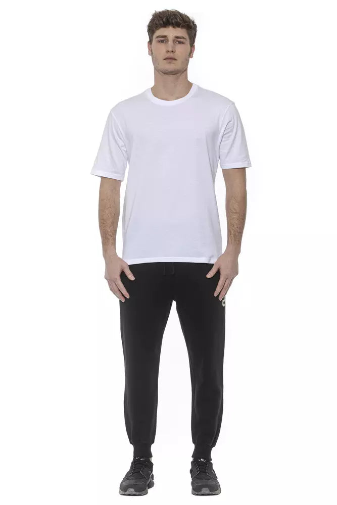 Tond White Cotton Men's T-Shirt