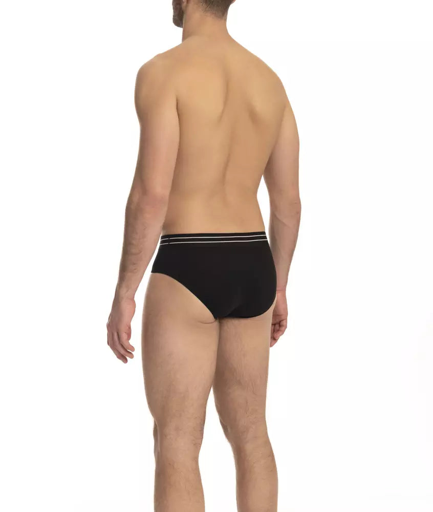 Cavalli Class Black Cotton Men's Underwear Pack