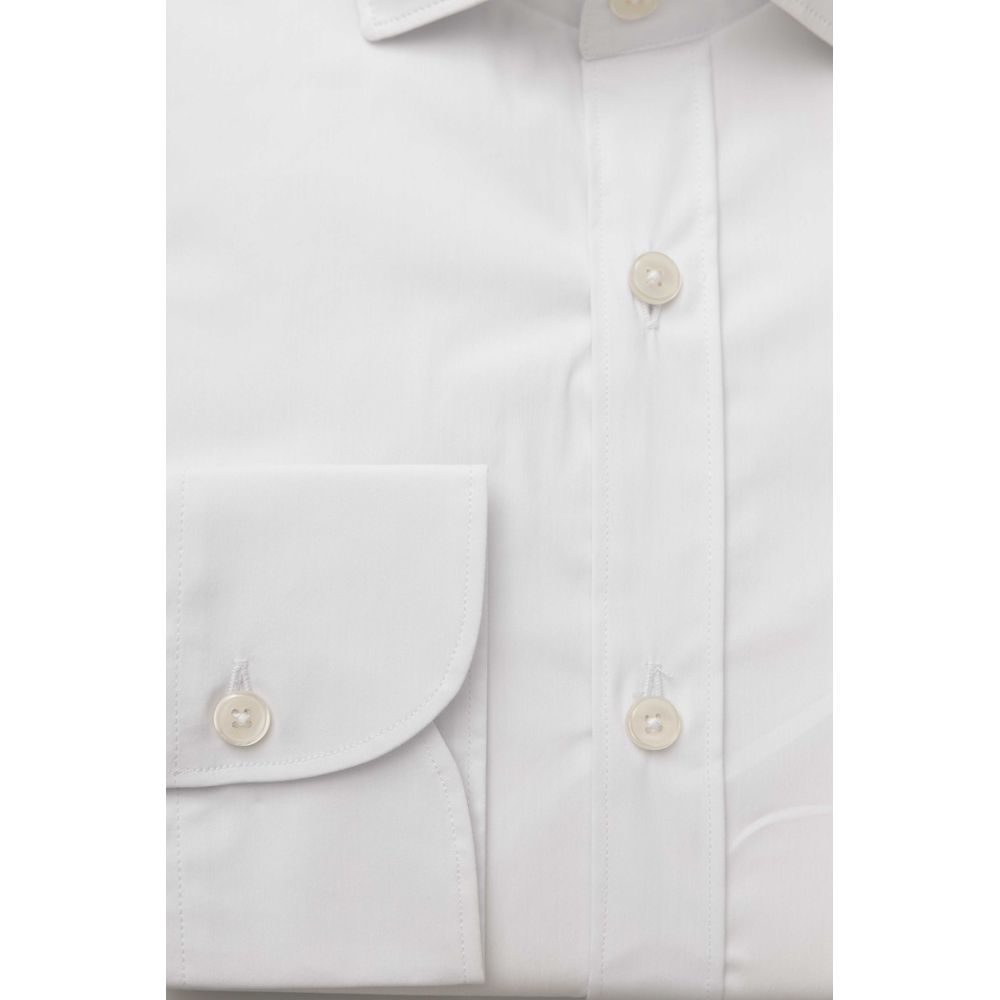 Bagutta White Cotton Men's Shirt