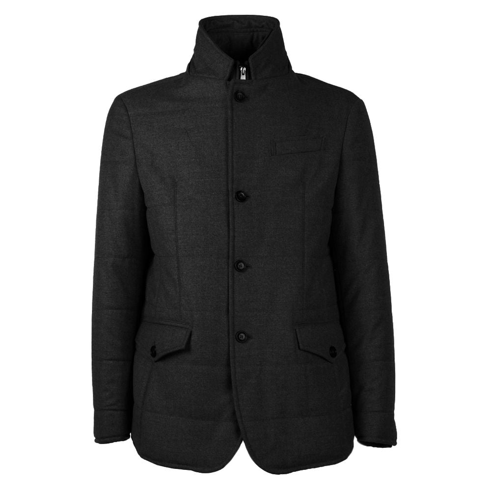 Loro Piana Made in Italy Elegant Wool-Cashmere Men's Coat
