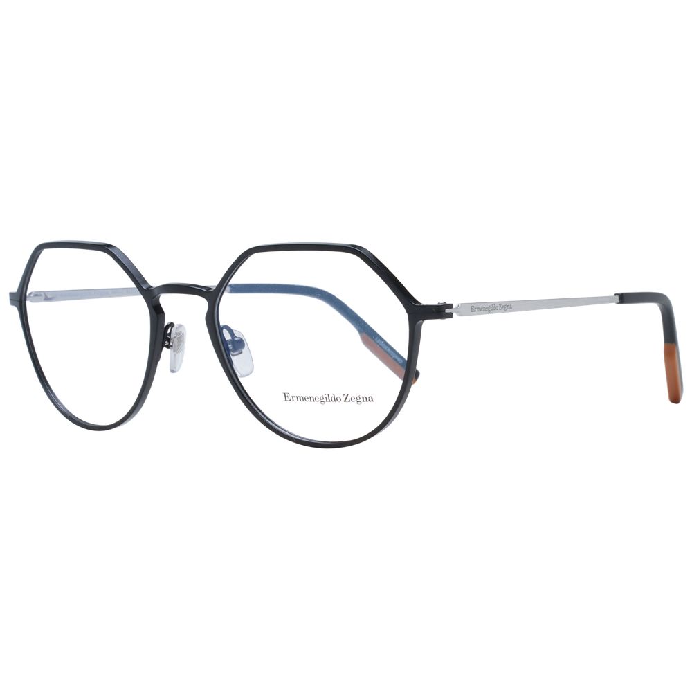 Ermenegildo Zegna Black Men Glasses Frame
