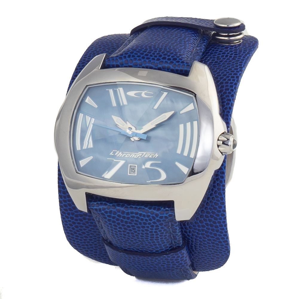 Chronotech Silver Stainless Steel Watch