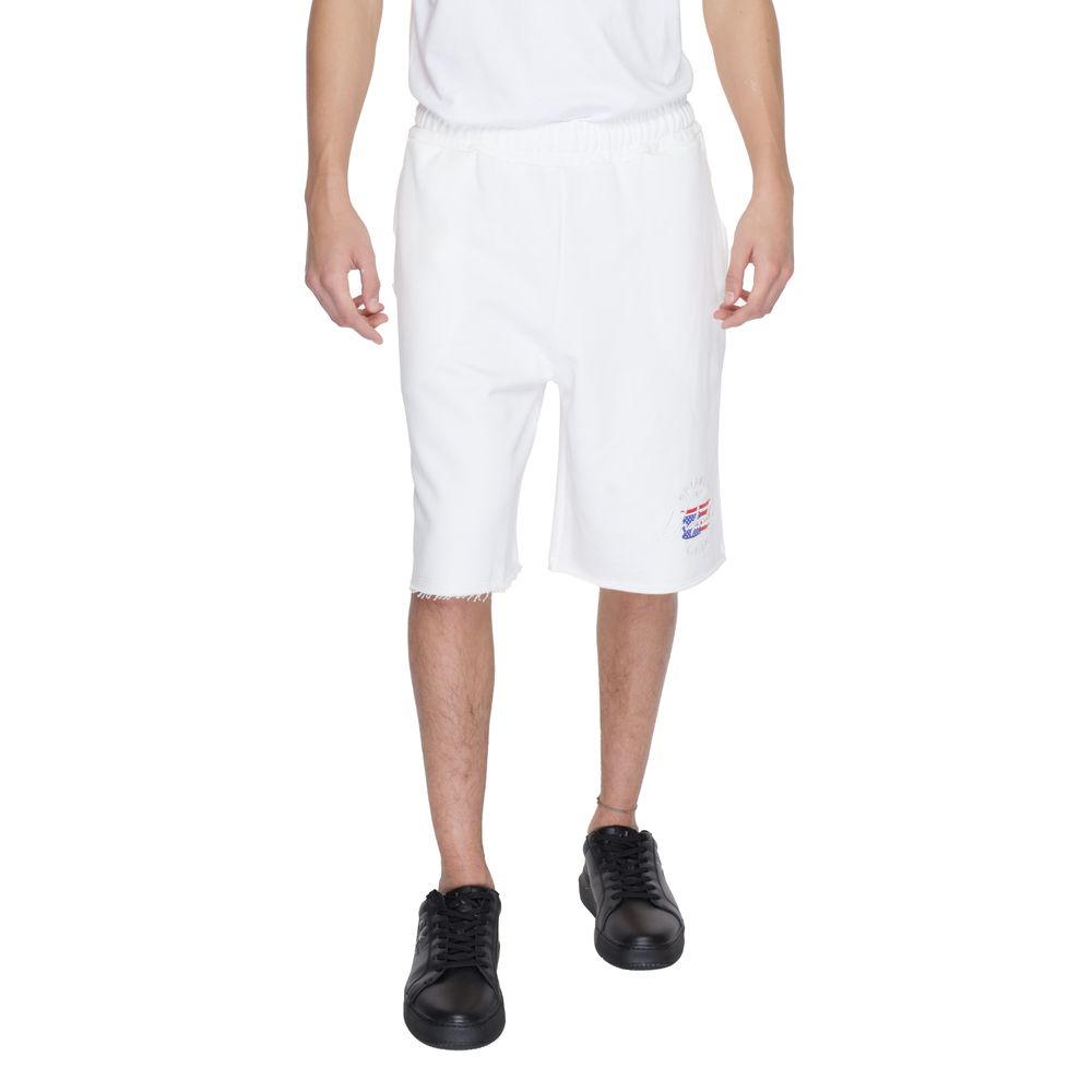 Underclub White Cotton Bermuda