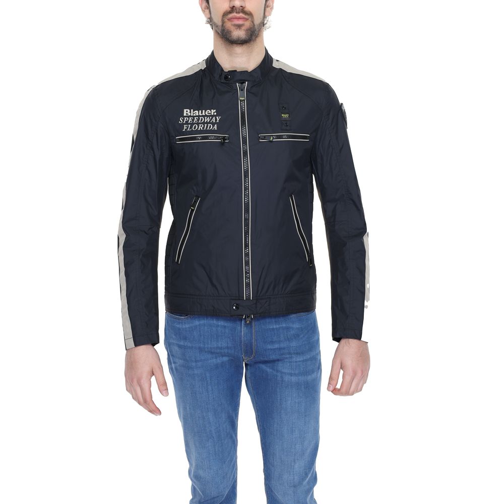 Blauer Black Polyamide Jackets & Coat