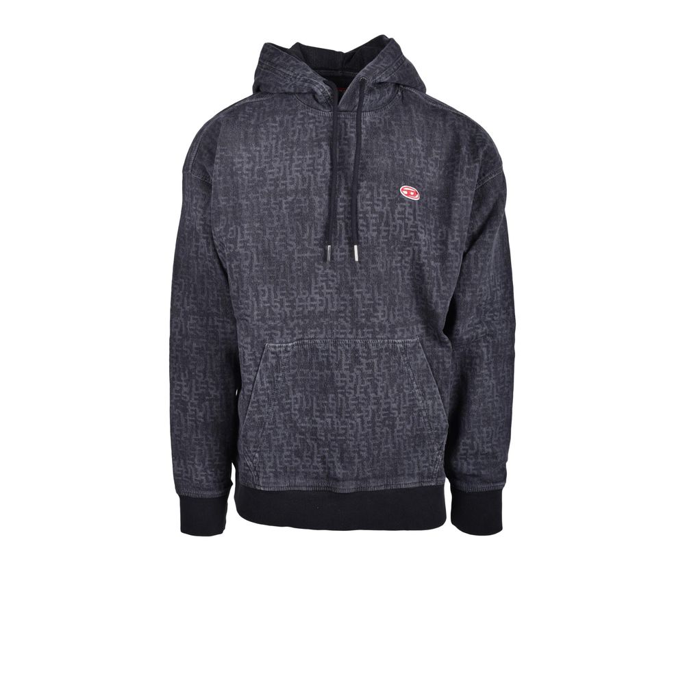 Diesel Gray Cotton Hoody