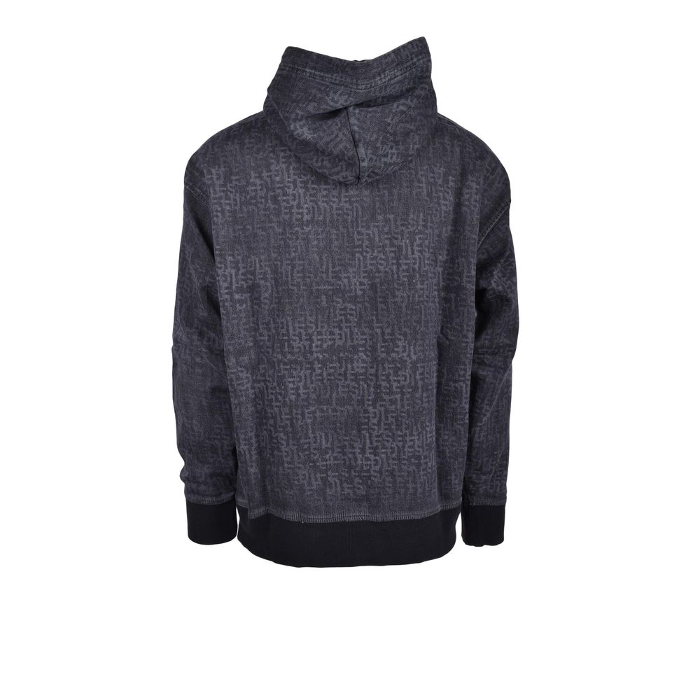 Diesel Gray Cotton Hoody