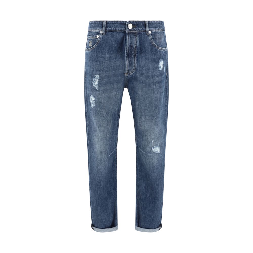 Brunello Cucinelli Worn-out Jeans