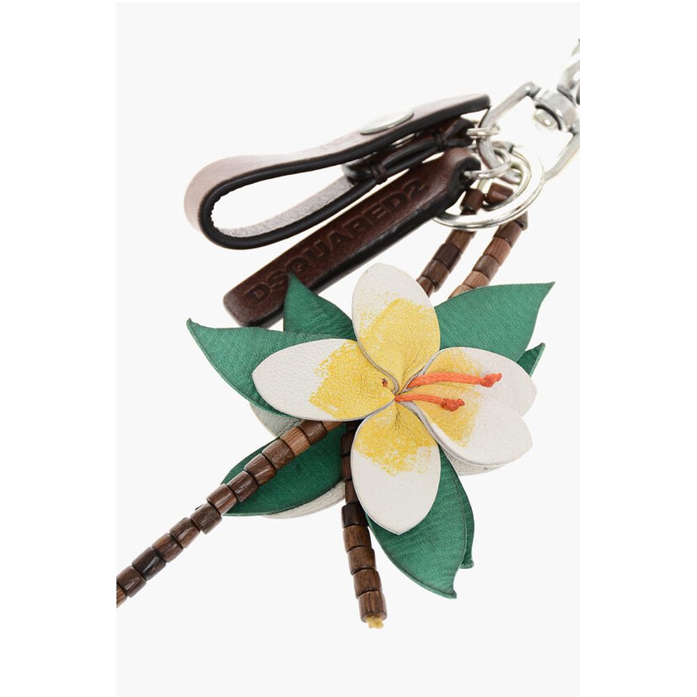Dsquared² Keyring ALOHA SPIRIT with Leather Pendants
