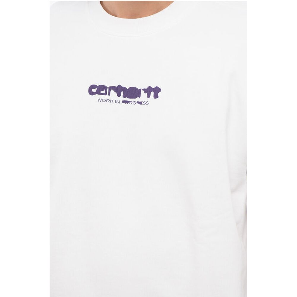 Carhartt Wip Brushed Cotton Crew-neck Sweatshirt with Contrasting Printed