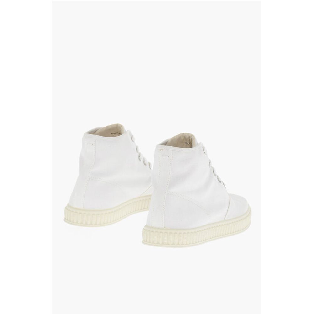 Maison Margiela MM22 Canvas High-top Sneakers with Rubber Sole