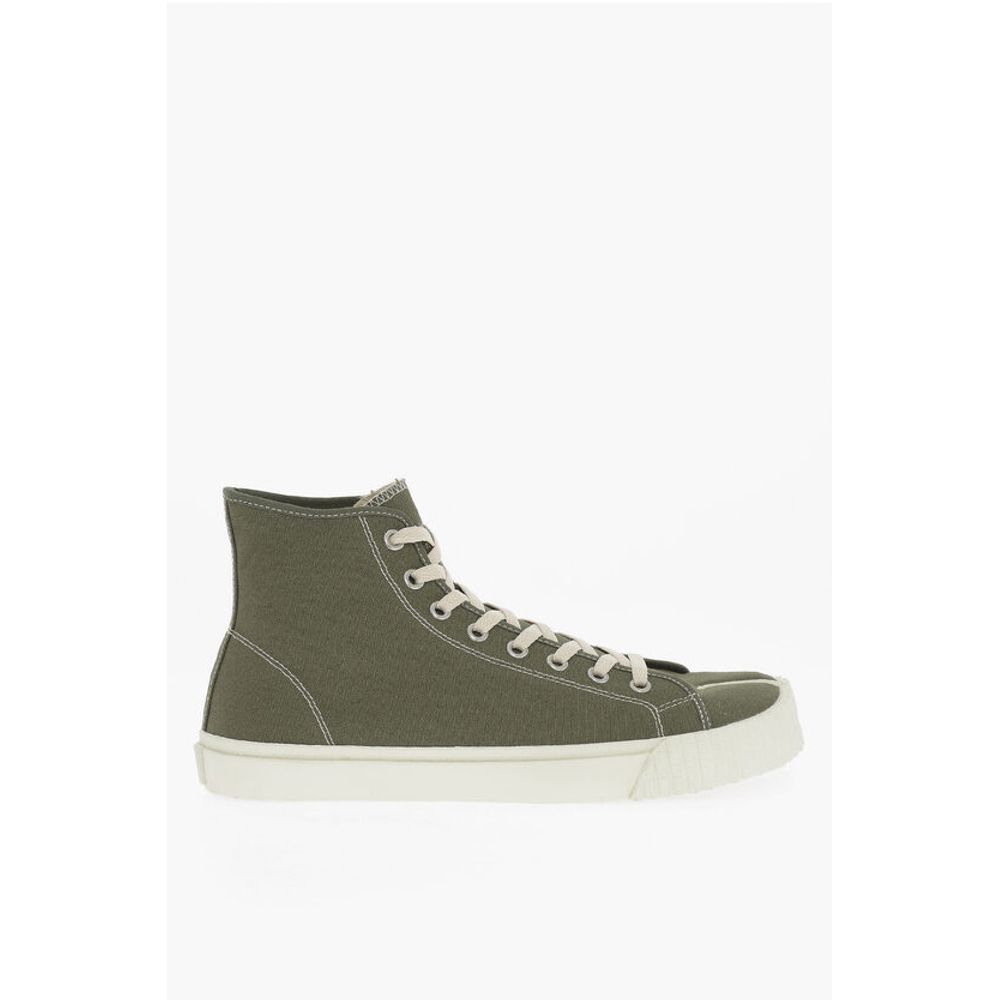 Maison Margiela MM22 Canvas TABI High-Top Sneakers