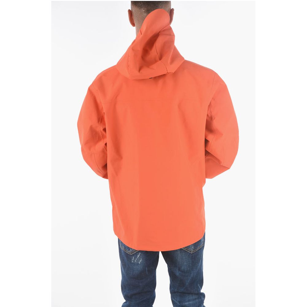 Dsquared² Contrasting Details Solid Color Anorak With Hood