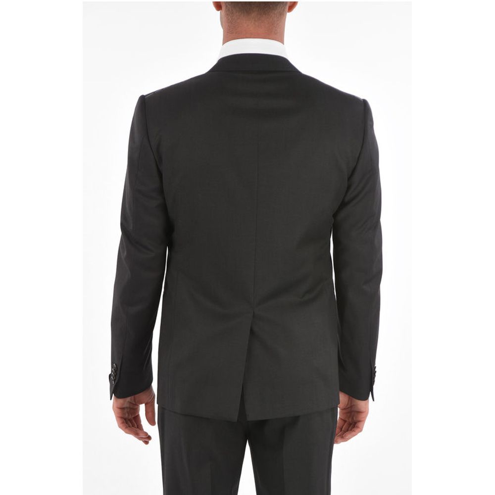 Corneliani virgin wool peak lapel 3 piece waistcoat CERIM.ACADEMY suit