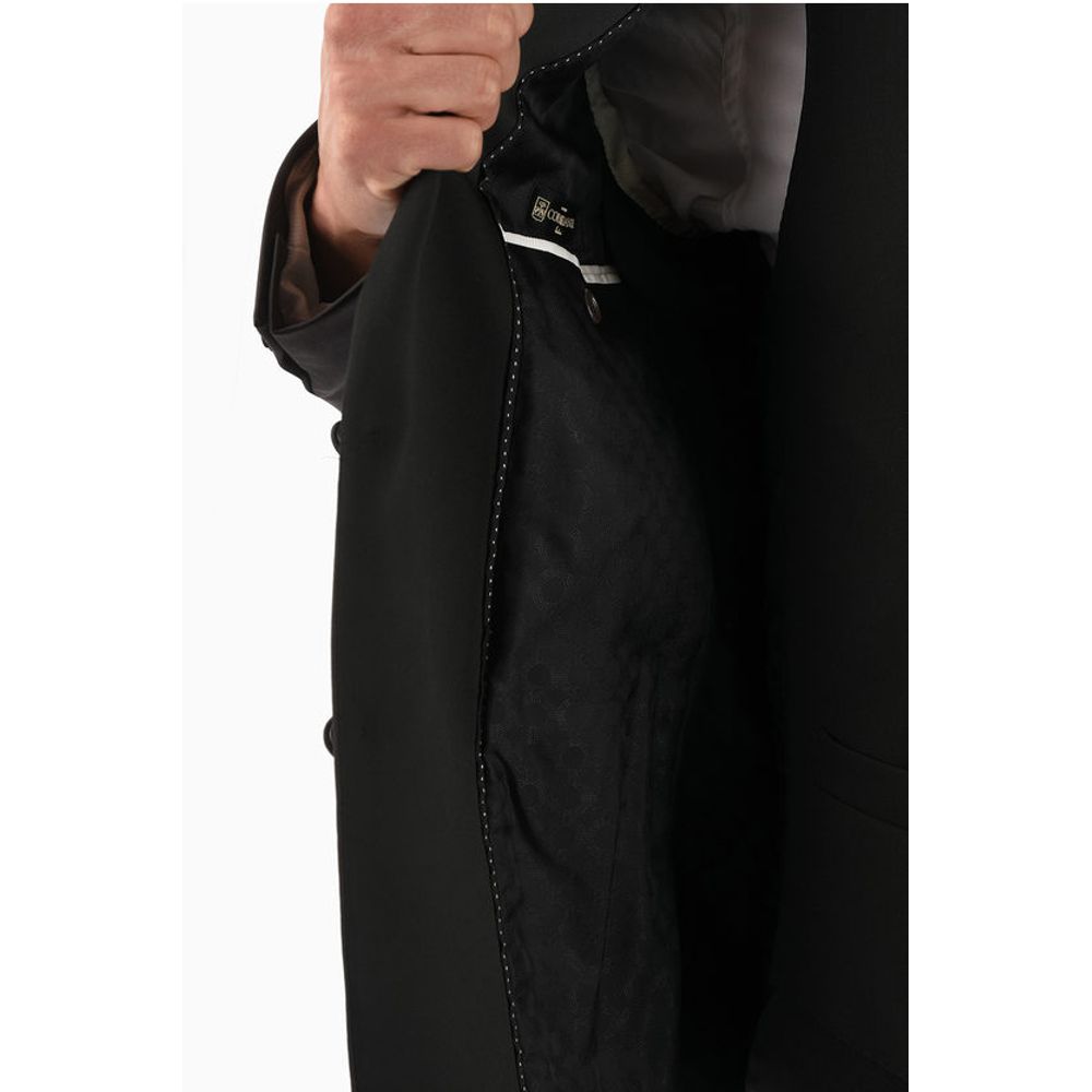 Corneliani center vent peak lapel CERIM.ACADEMY 3 piece waistcoat suit