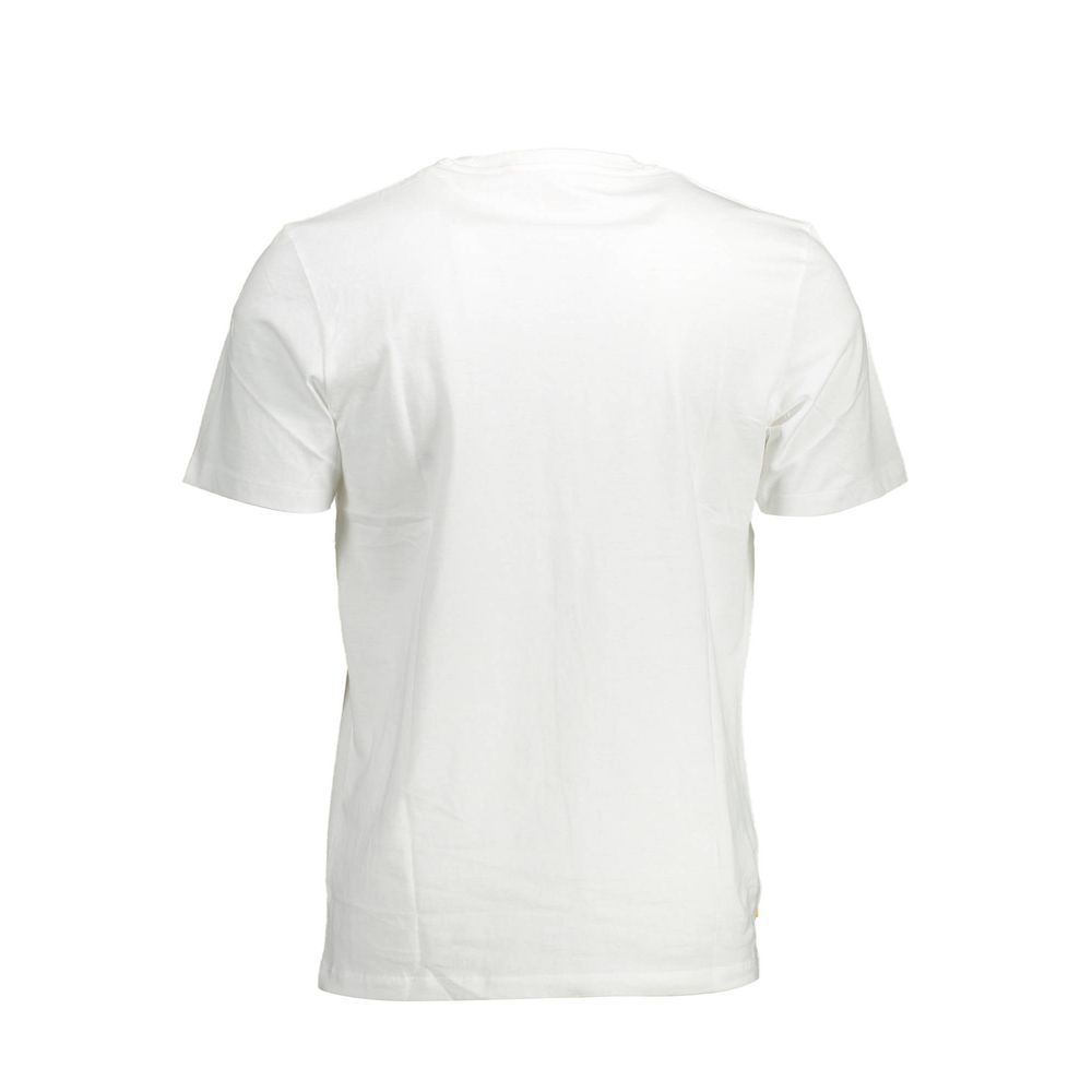 Timberland White Cotton Men T-Shirt