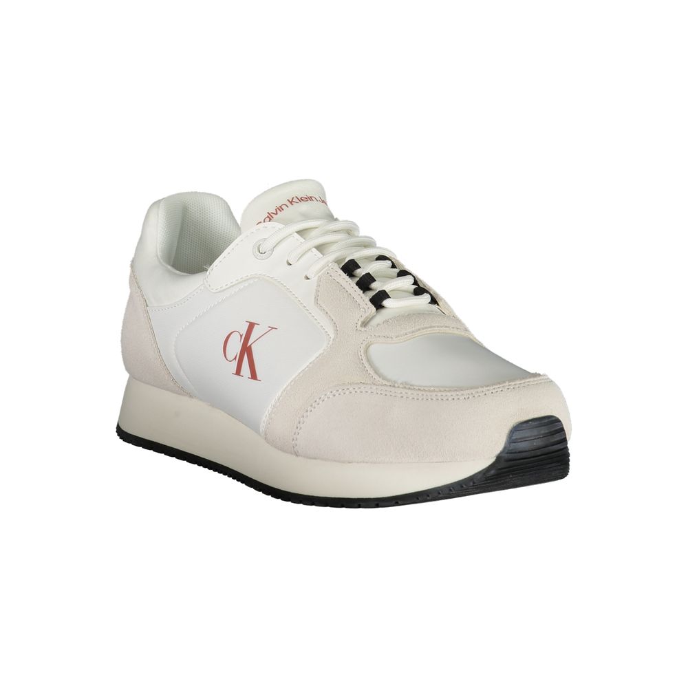 Calvin Klein White Leather Men Sneaker