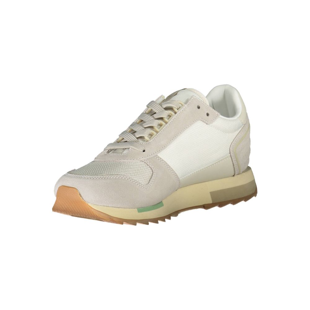 Napapijri White Leather Men Sneaker