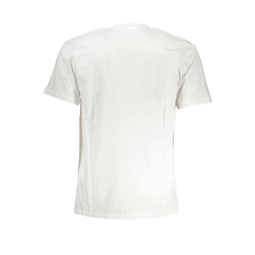 Vans White Cotton Men T-Shirt