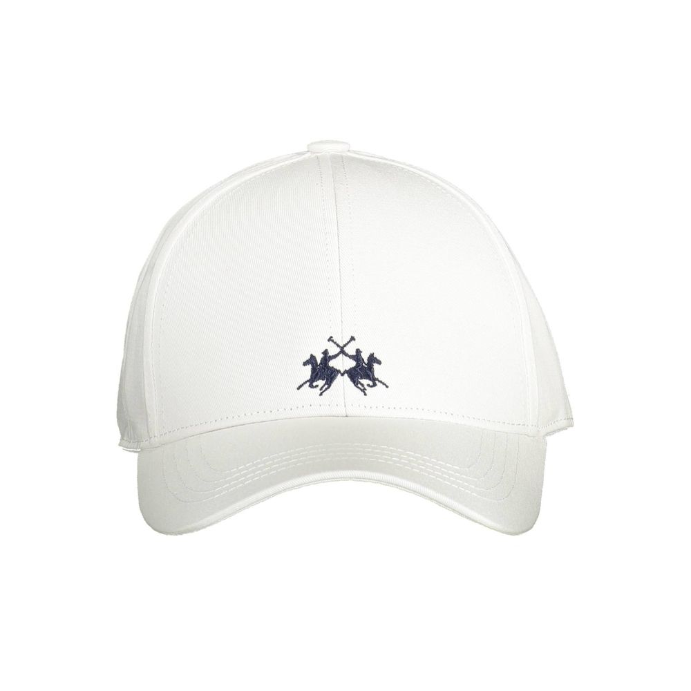 La Martina White Cotton Hats & Cap