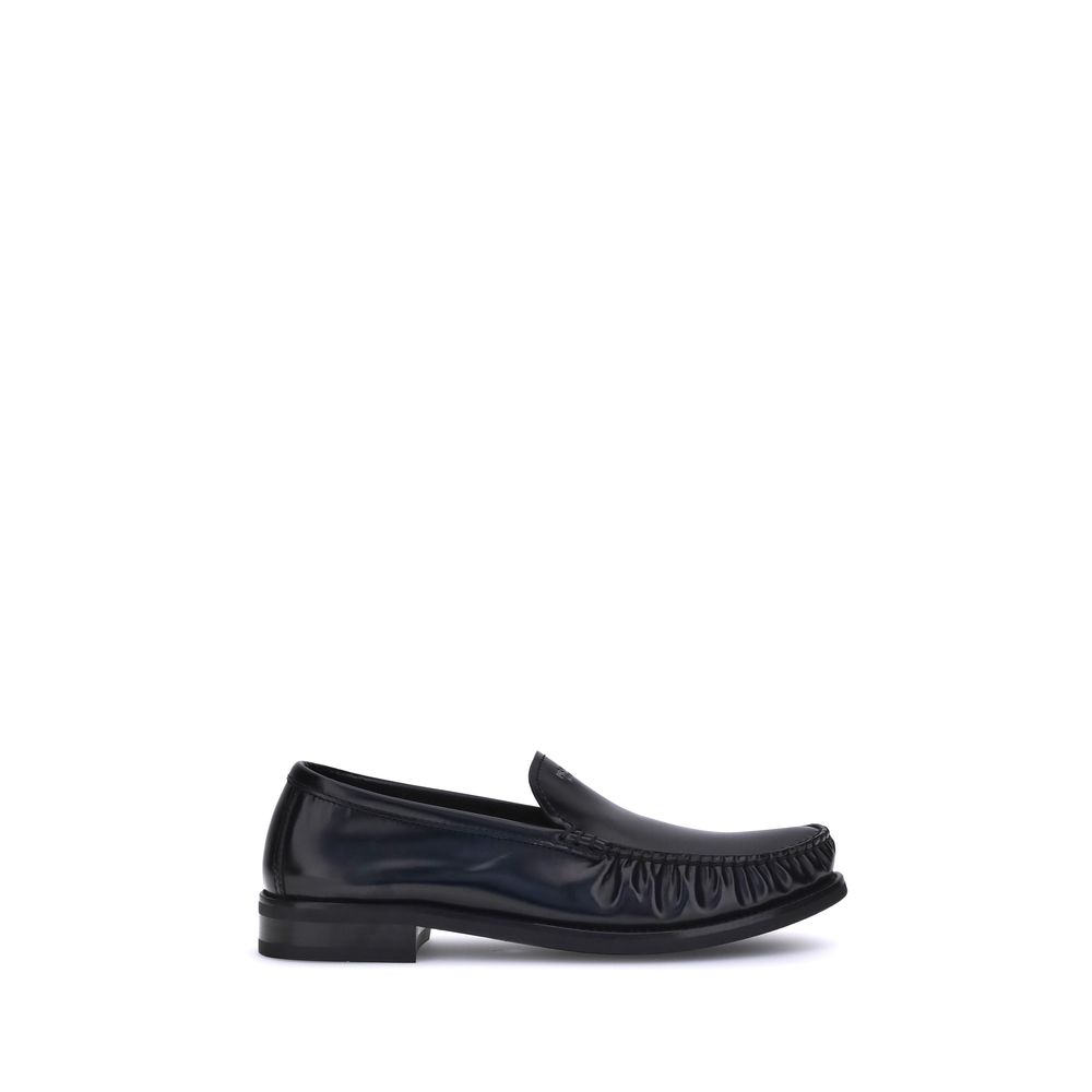 Prada Brushed Leather Loafers