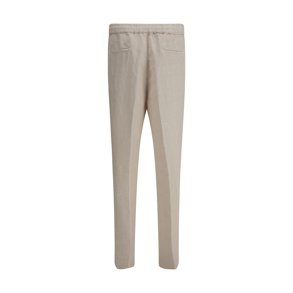 Brunello Cucinelli Linen Jogger Pants