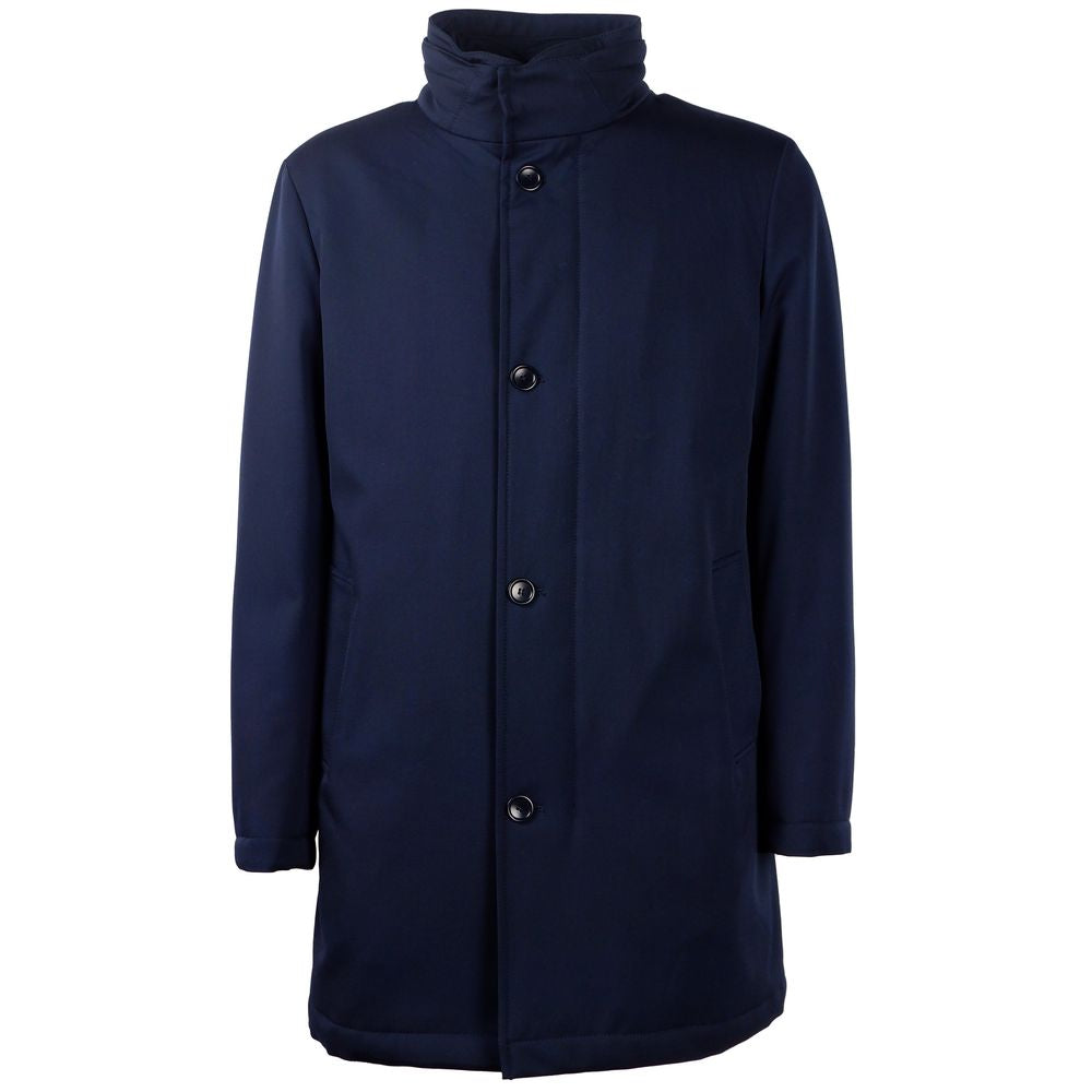 Loro Piana Made in Italy Blue Wool Jacket