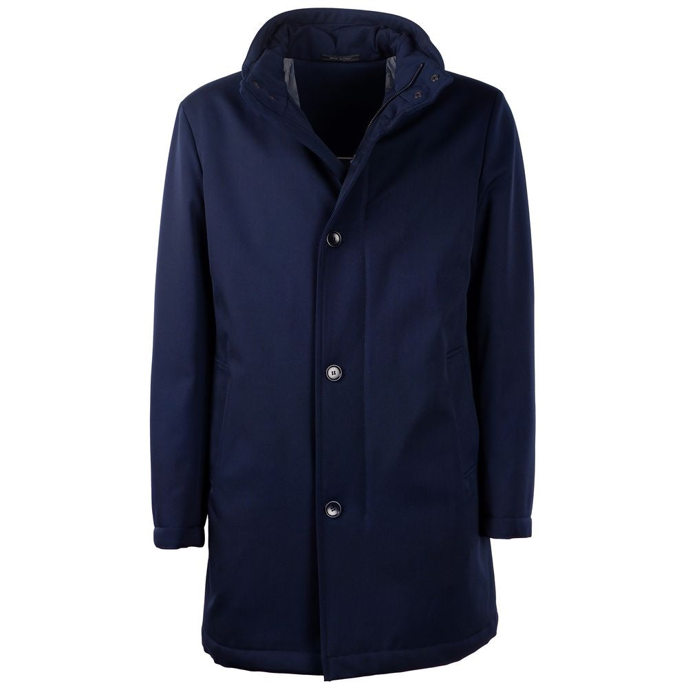 Loro Piana Made in Italy Blue Wool Jacket