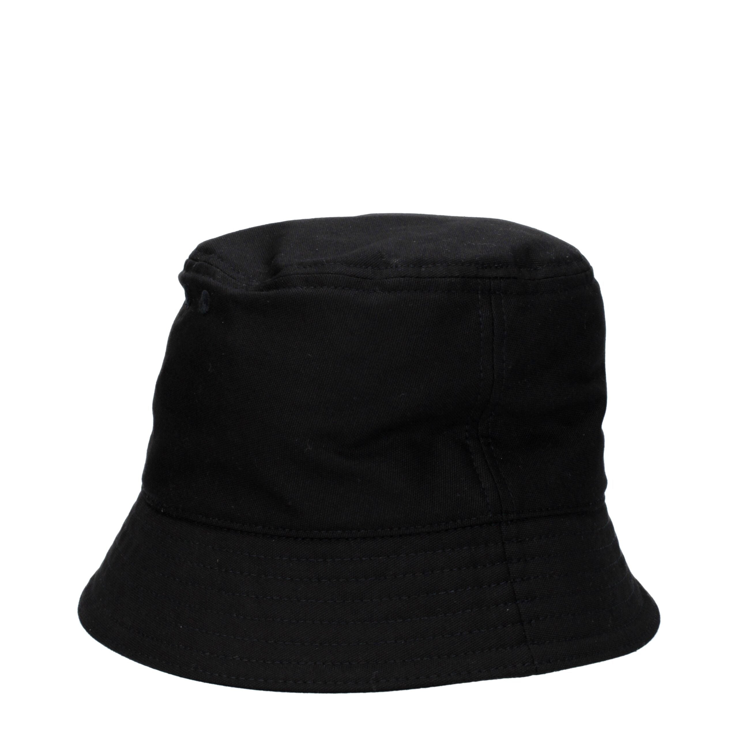 Valentino Garavani Black Cotton Bucket Hats