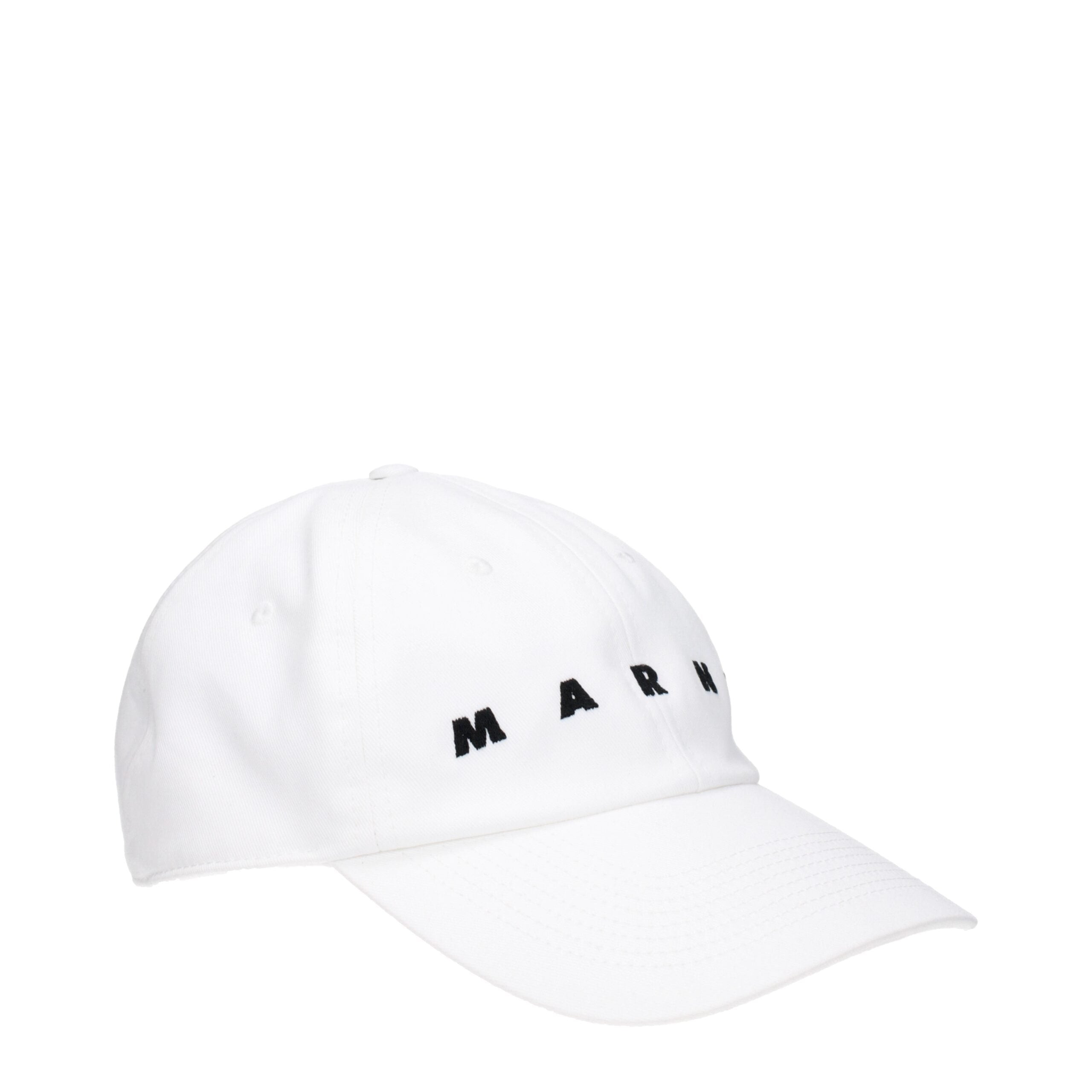 Marni White Cotton Hat