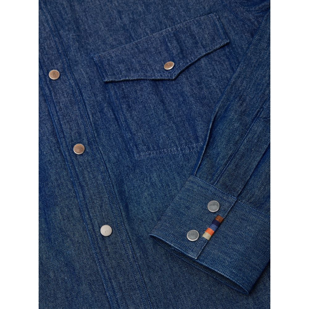 Paul Smith Blue Cotton Denim