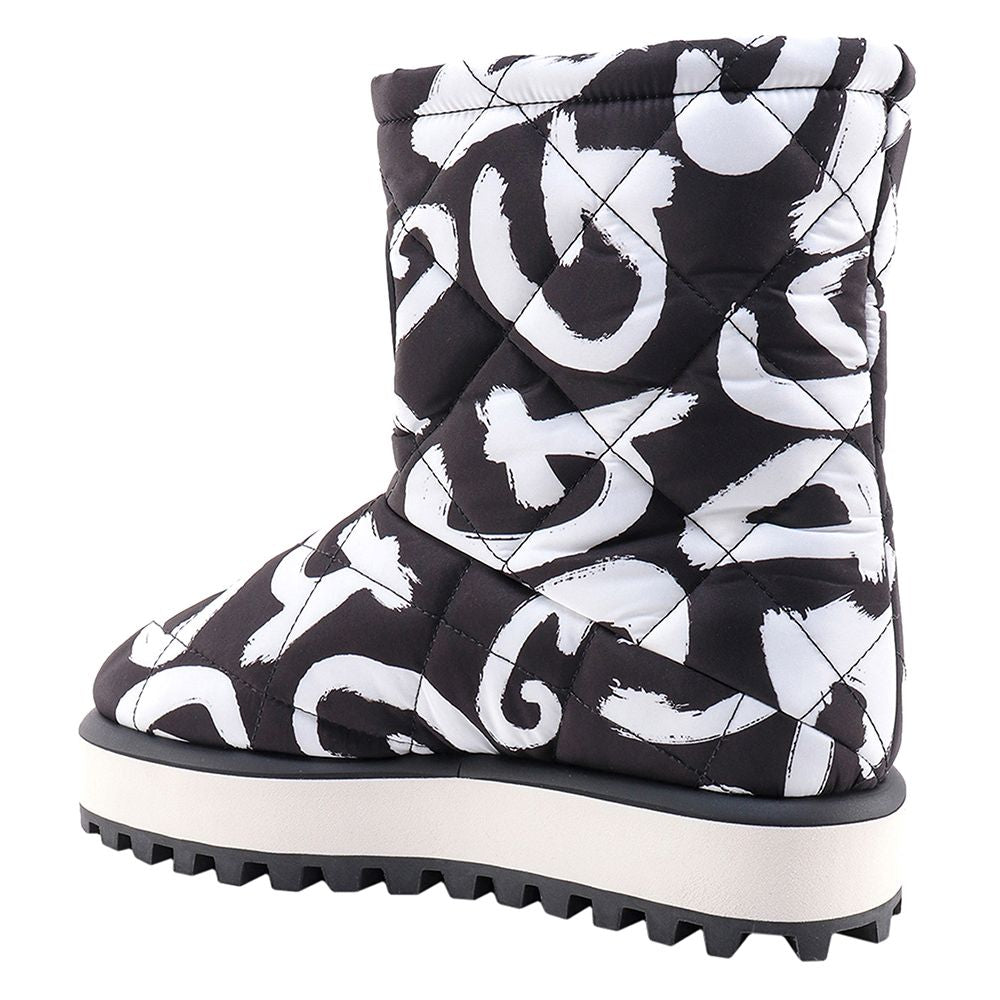 Dolce & Gabbana Black Nylon Boot