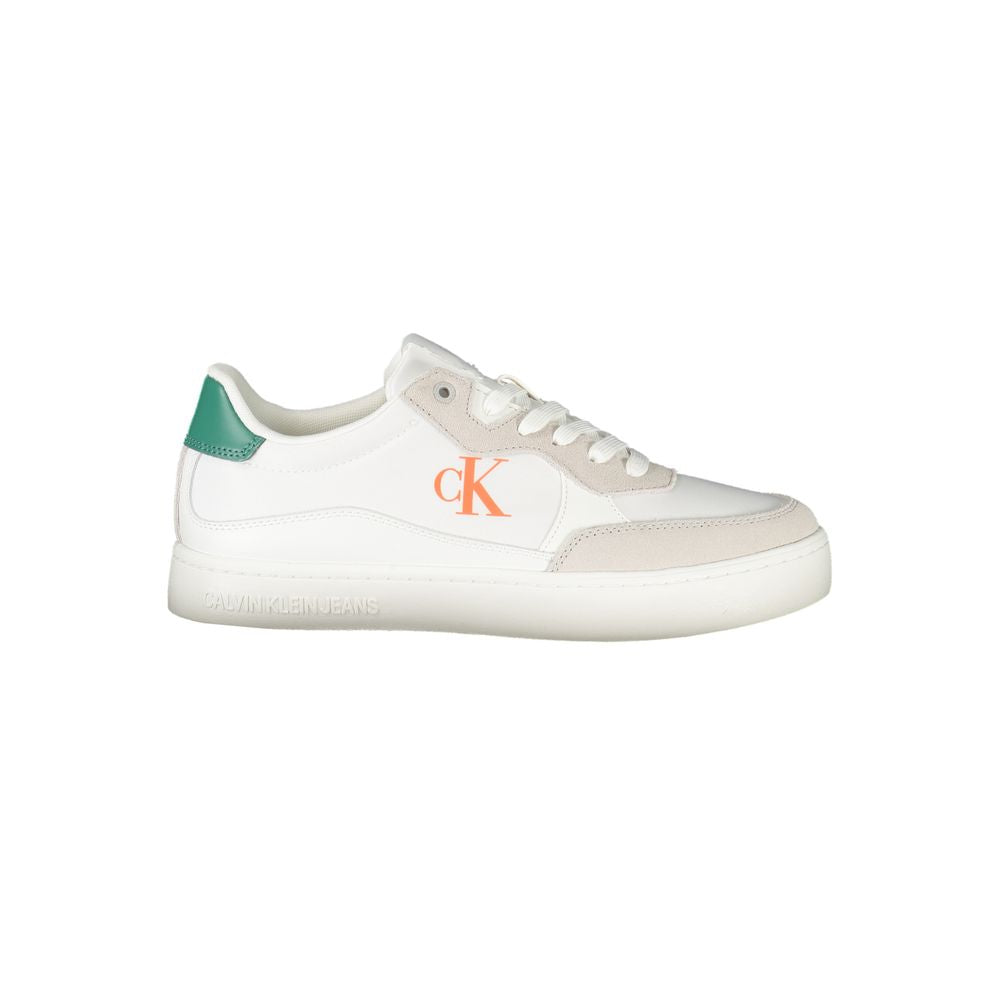 Calvin Klein White Leather Men Sneaker