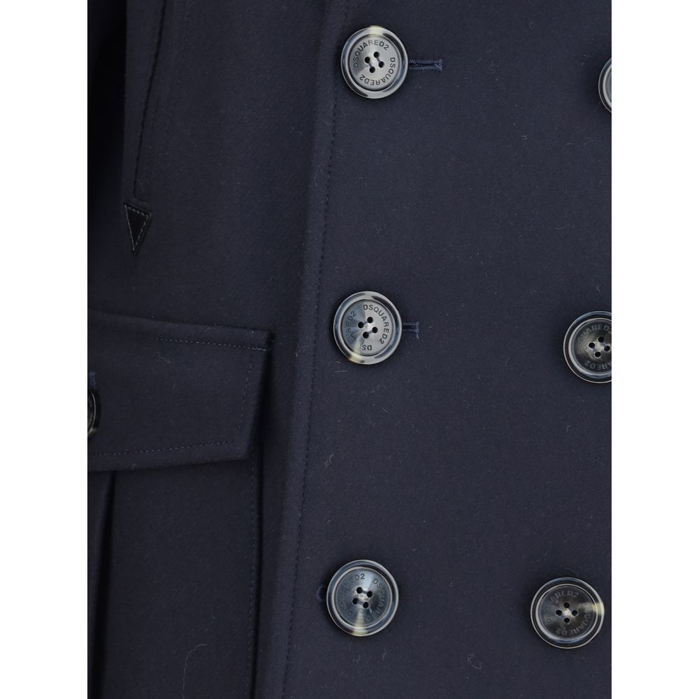 Dsquared² Wool caban Coat
