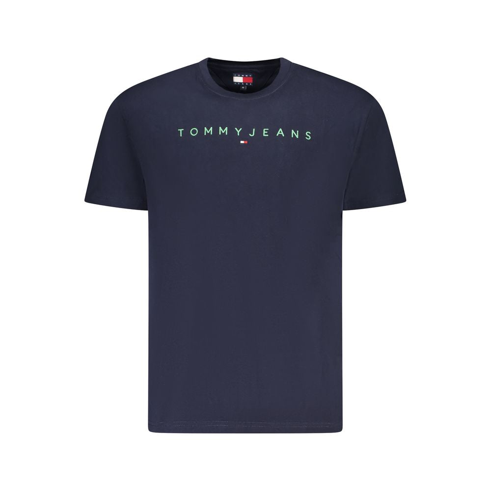 Tommy Hilfiger Blue Cotton Men T-Shirt