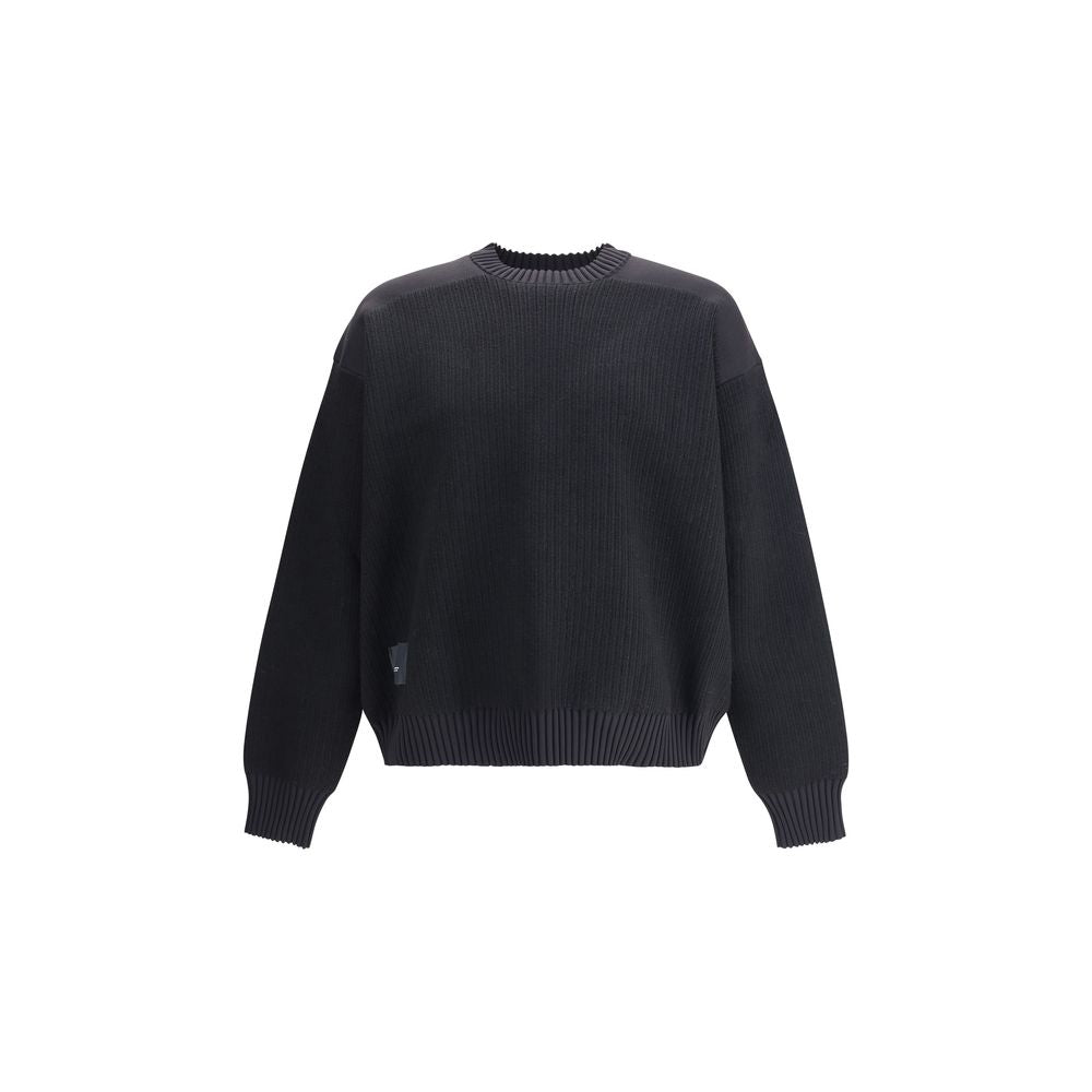 Y-3 Wool padded crew Sweater