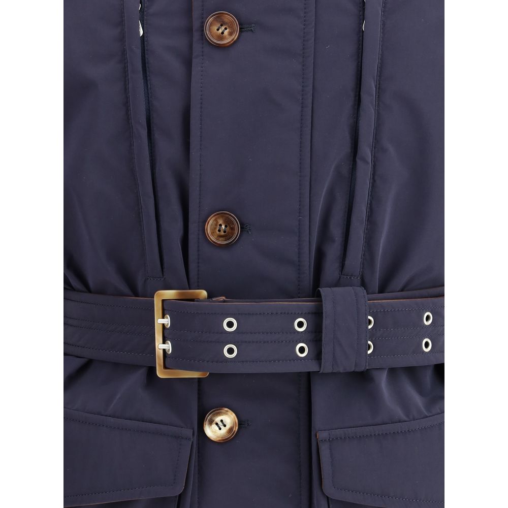 Brunello Cucinelli Membraned nylon saharan Jacket