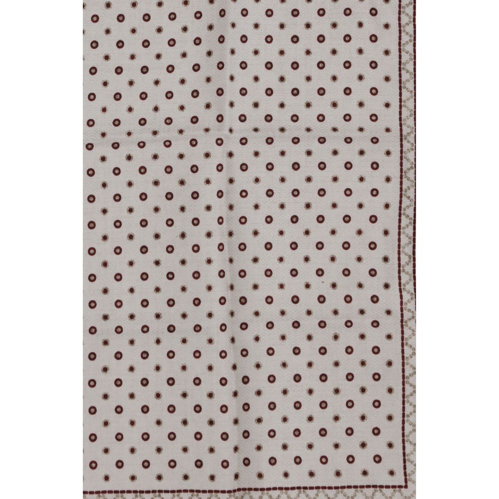 Brunello Cucinelli Polka Dot Silk Pocket Square