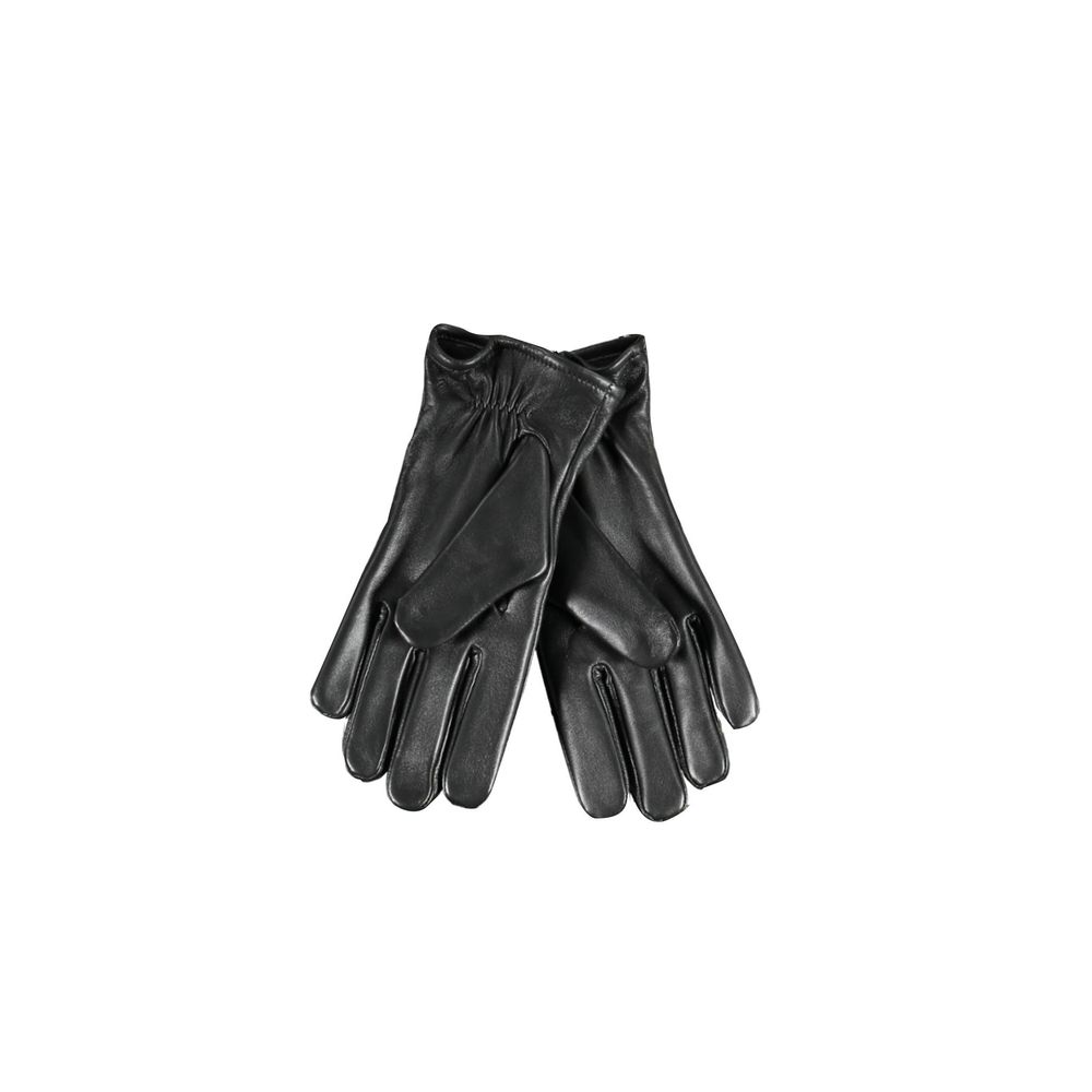 Guess Jeans Black Leather Glove