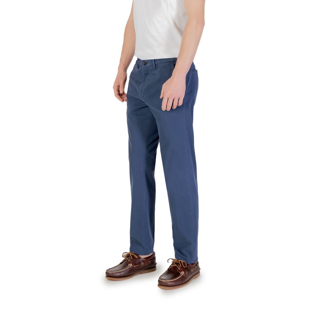 Borghese Blue Cotton Skinny Pant
