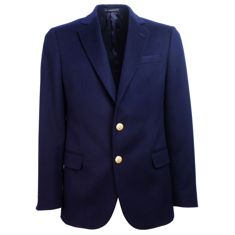 Loro Piana Made in Italy Blue Wool Blazer