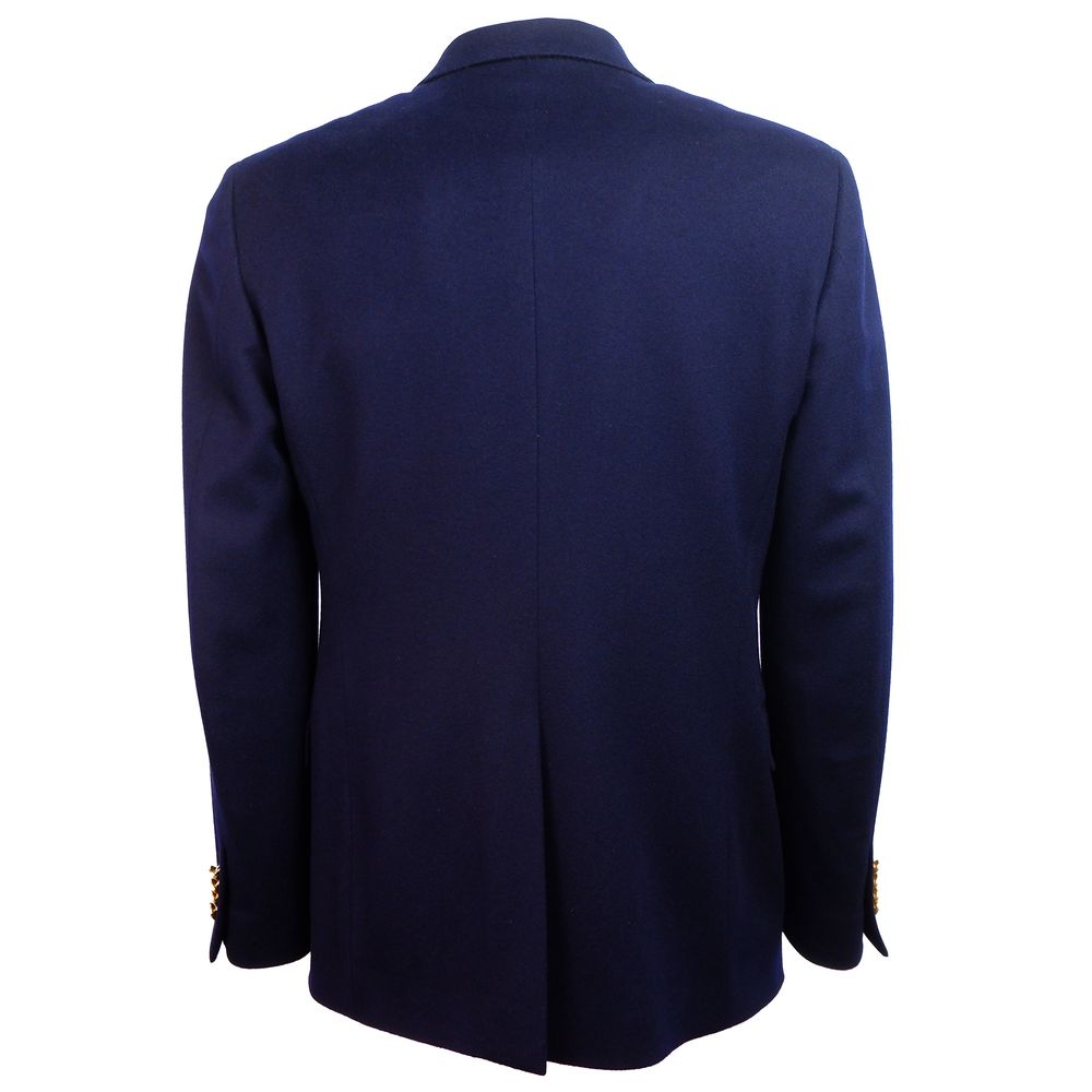 Loro Piana Made in Italy Blue Wool Blazer