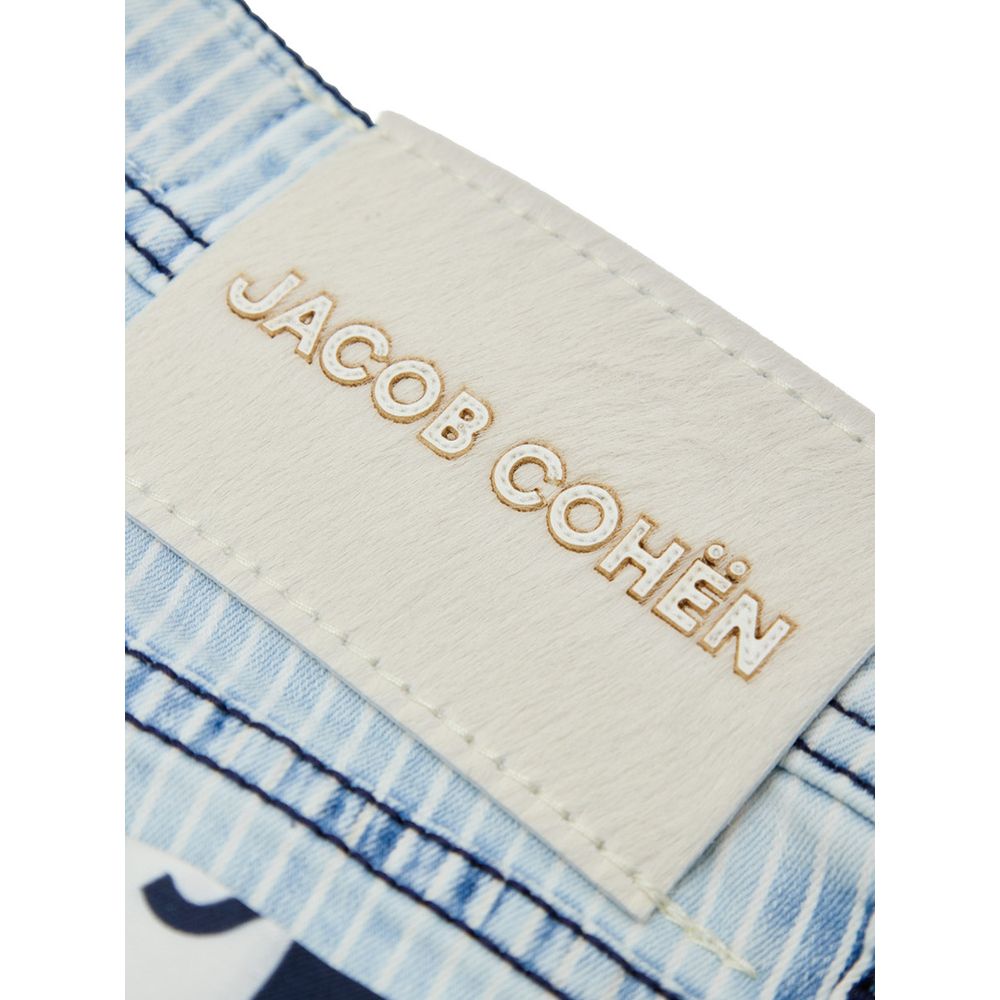Jacob Cohen Blue Cotton Skinny Jean