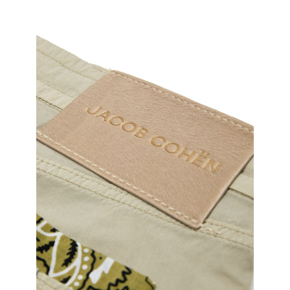 Jacob Cohen Beige Cotton Casual Pant