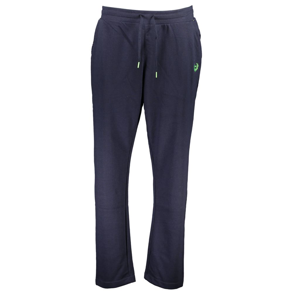 Gianmarco Venturi Blue Cotton Jogger Pant