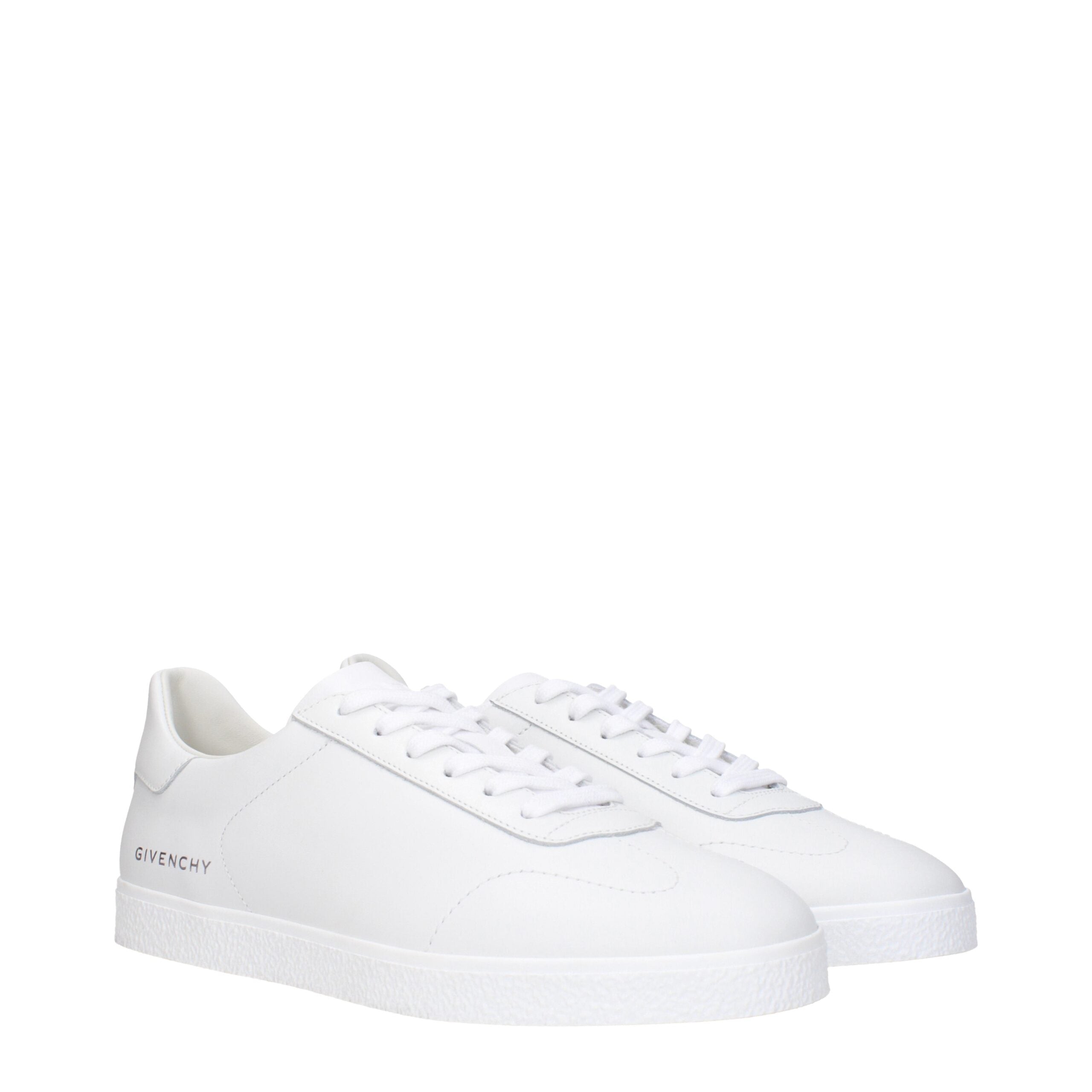 Givenchy White Leather Low Tops